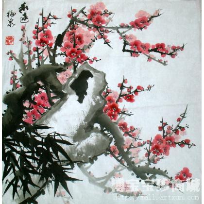 刘福泉福泉国画梅花图 类别: 写意梅兰竹菊