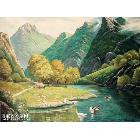 邵林 峡谷 类别: 风景油画